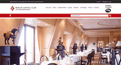 Desktop Screenshot of berlincapitalclub.de