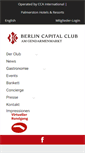 Mobile Screenshot of berlincapitalclub.de